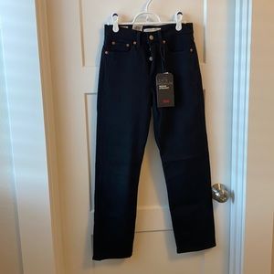 NWT Levi’s Wedgie Straight black size 24x26